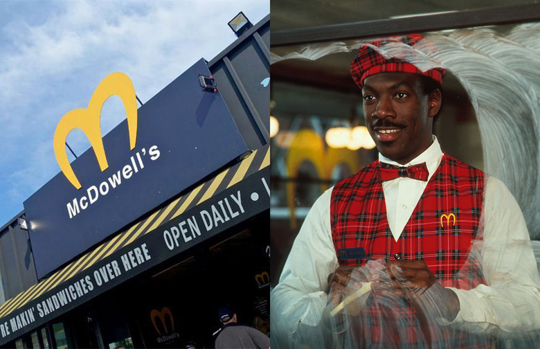 Fat Sal's in Hollywood has been transformed into McDowell's from the classic 1988 film, "Coming to America"