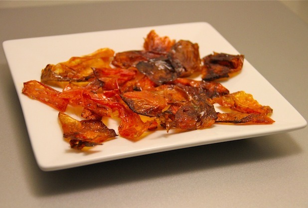 Reserve the Tomato Peel Garnish 