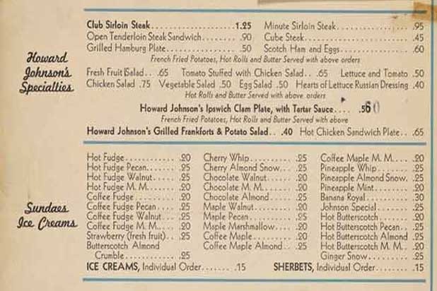 Howard Johnson's, 1950s