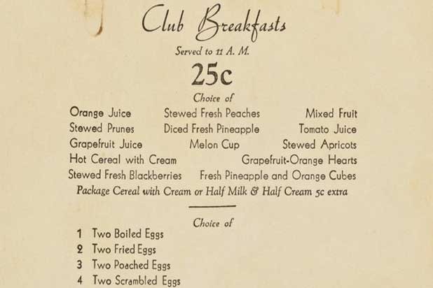 Breakfast at Horn & Hardart, 1940