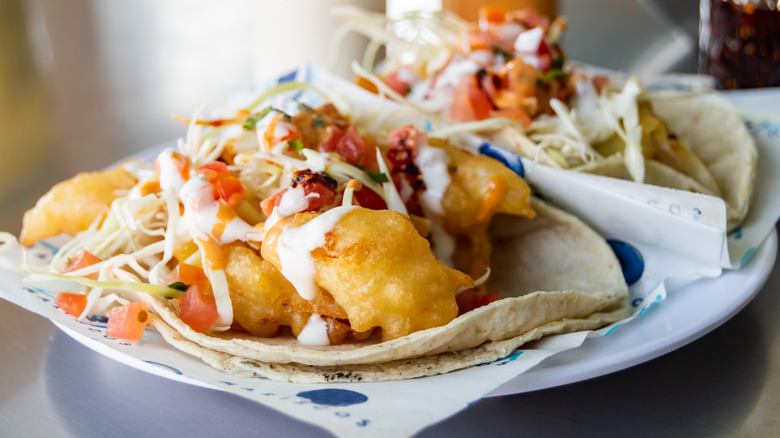 Baja-style fish tacos