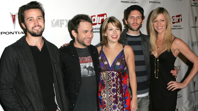 cast of It's Always Sunny in Philadelphia at a publicity event