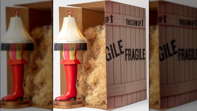 Miller high life leg lamp beer tower