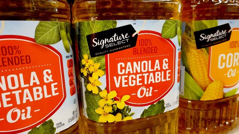 Canola and corn oil