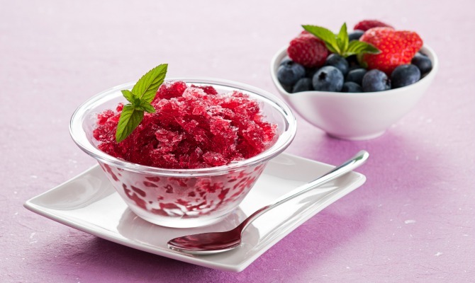 Mixed Berry Granita
