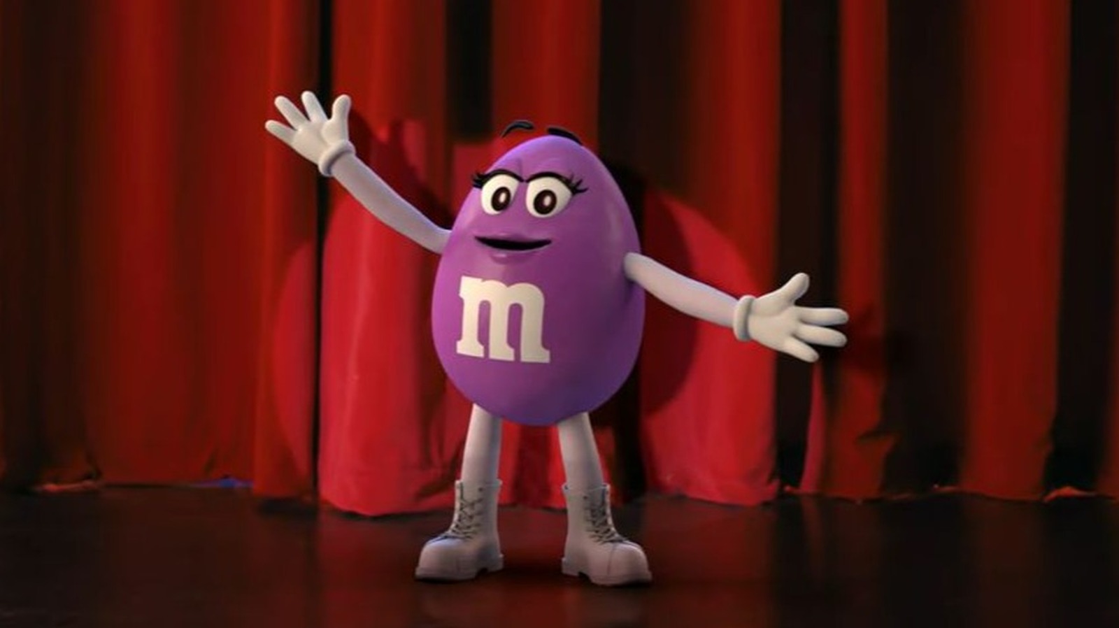 when did purple M&M even show up did she just spawn into existence :  r/tumblr