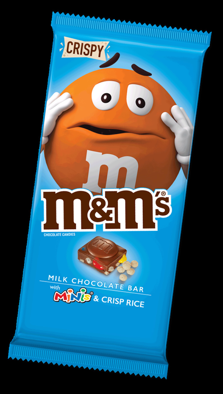 m&ms new candy bars