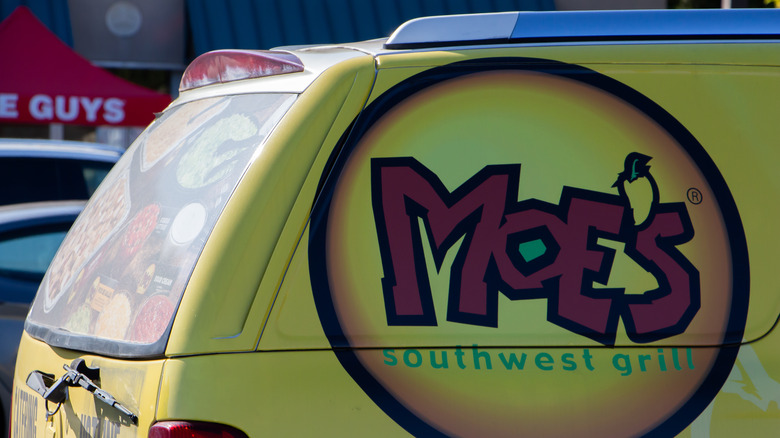 Moe's delivery vehicle