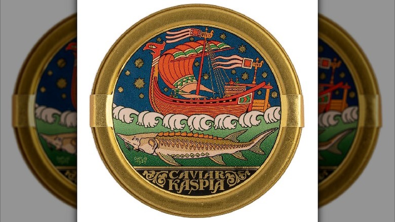 A tin of caviar