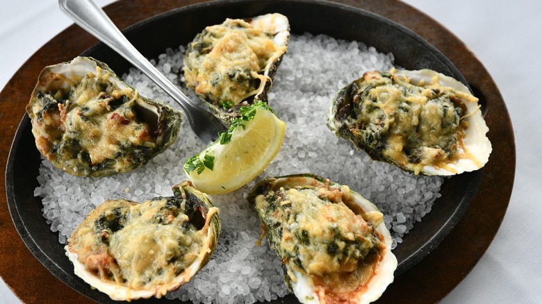 Oysters Rockefeller at Landry's