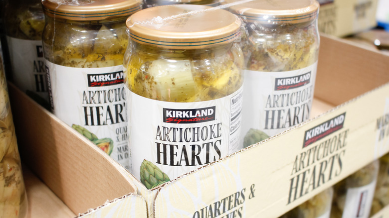 Jarred artichoke hearts