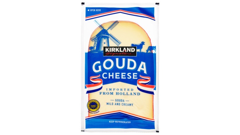 Package of Kirkland Signature Gouda Cheese