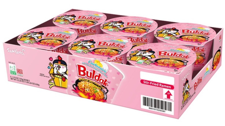 Case of six Samyang Buldak Ramens