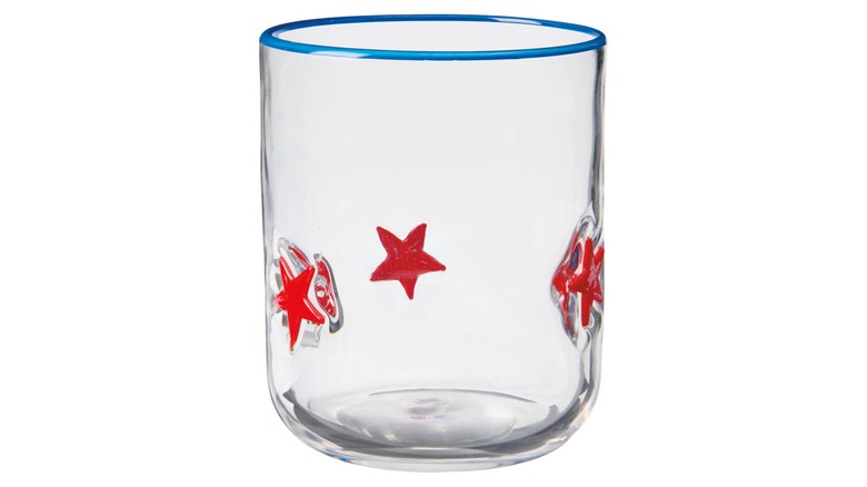 A Crofton Icon Drinking Glass on a white background.