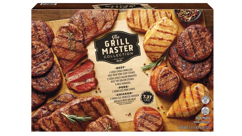 A box of The Grill Master Collection on a white background.
