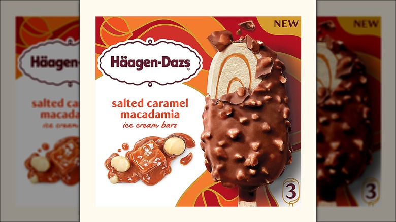 Häagen-Dazs Salted Caramel Macadamia Ice Cream Bars