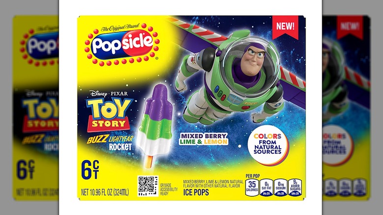 Popsicle Buzz Lightyear Rocket Ice Pops
