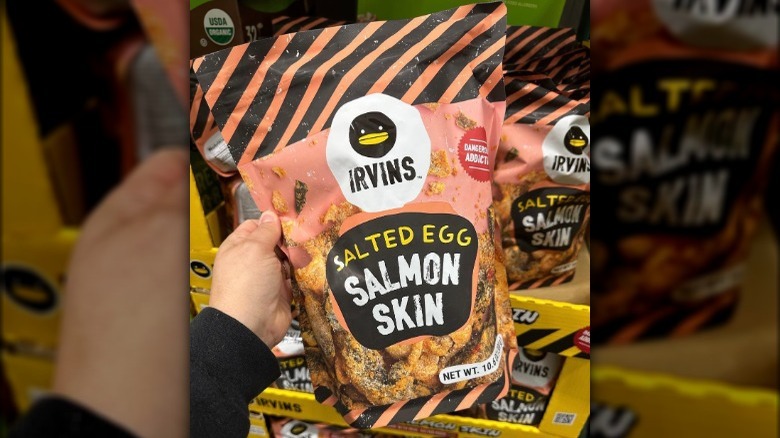 Irvins Salted Egg Salmon Skin