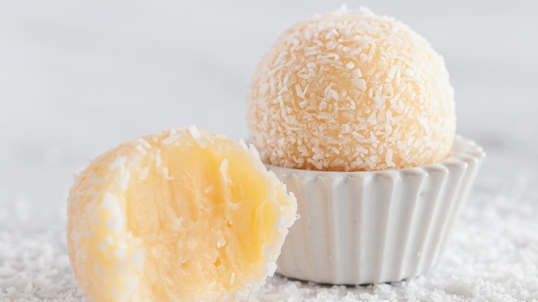 white chocolate brigadeiros