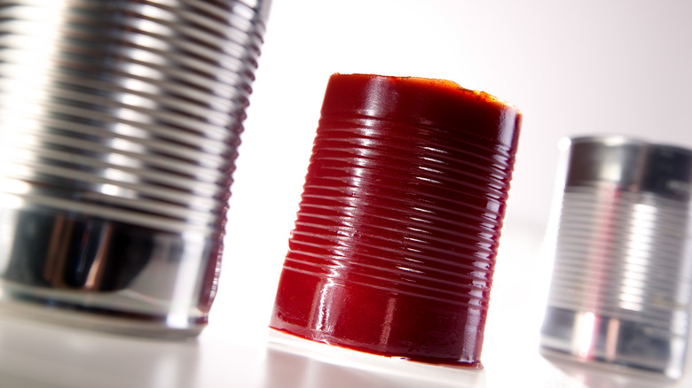 Canned jellied cranberry sauce
