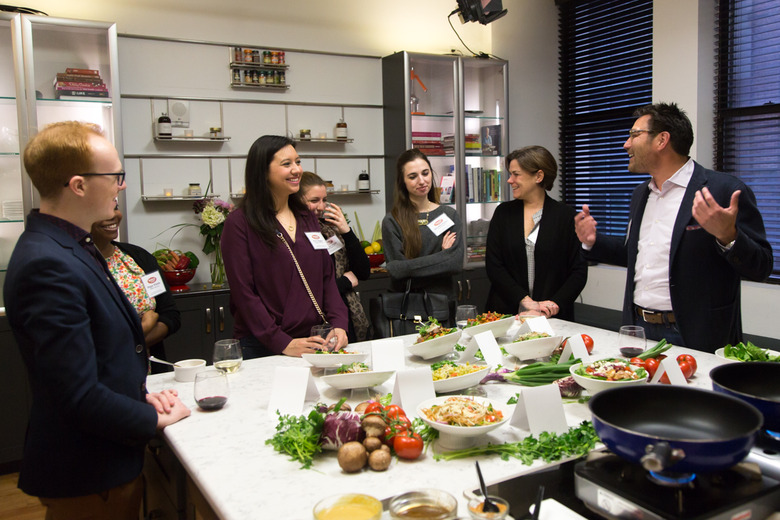 CEO Kevin Reddy introduces the menu 