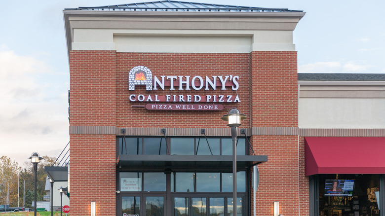 Exterior of Anthony's Coal Fired Pizza