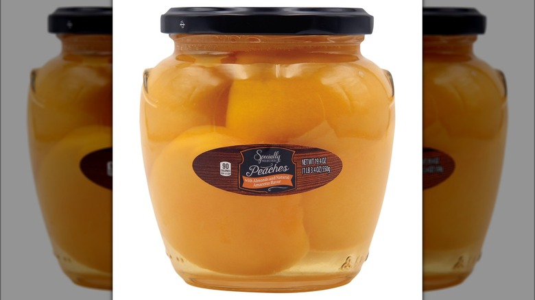 Aldi's specialty gourmet peaches