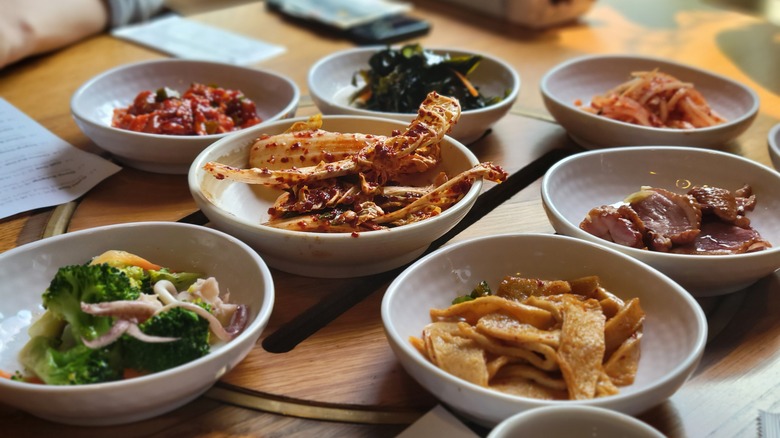 Range of banchan