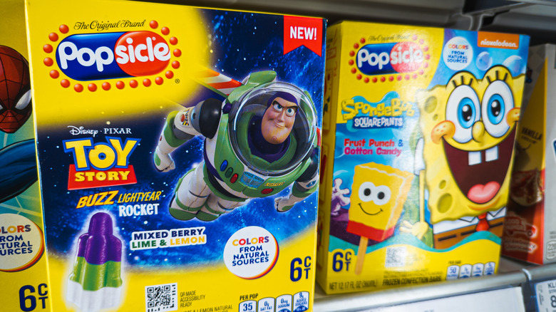 Boxes of character pops