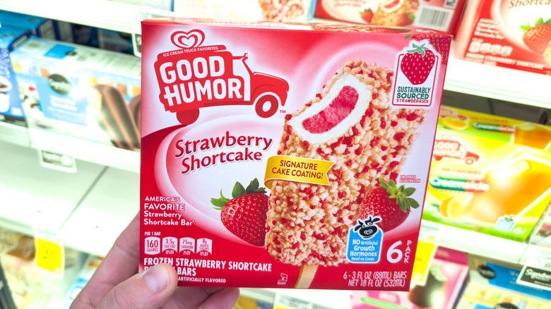 Box of Strawberry Shortcake ice cream bars