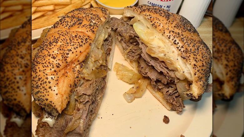 A Donkey's Place cheesesteak