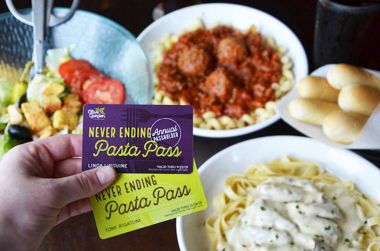 olive garden annual pass