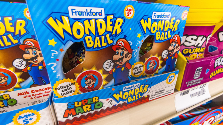 Super Mario Wonder Ball packaging