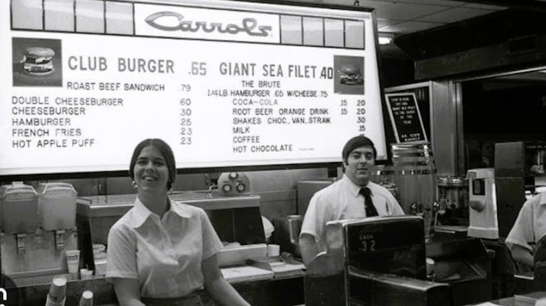 A 1970s Carrols Burgers location