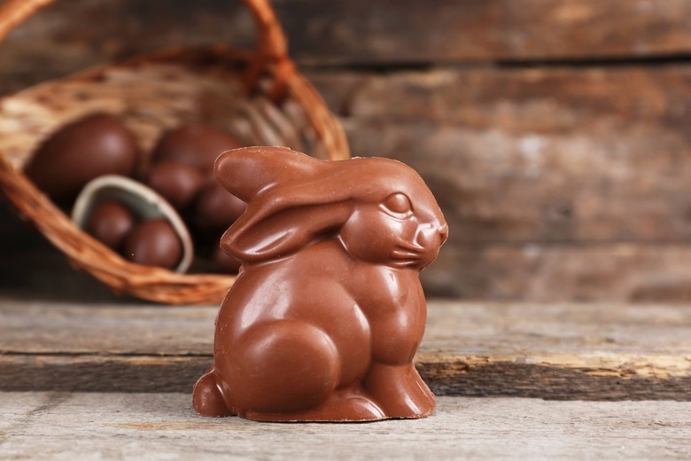 It's hard to feel bad about biting off his cute little ears and tail when the chocolate is just so delicious.