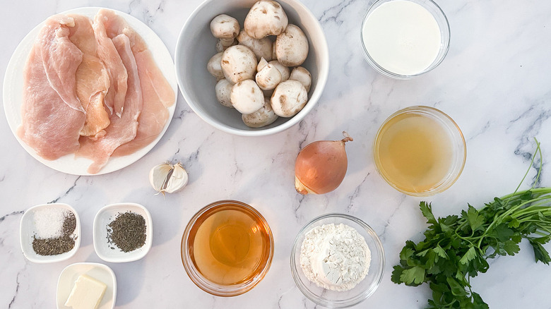 ingredients for chicken marsala