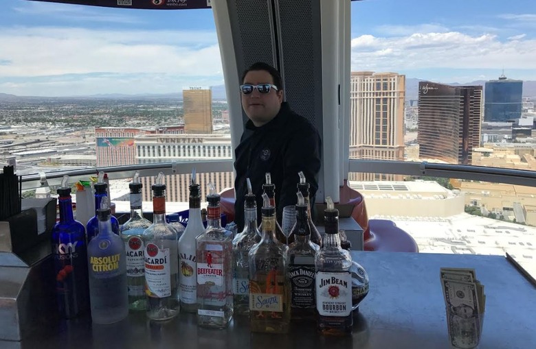 Only in Las Vegas An Open Bar on the World's Tallest Ferris Wheel