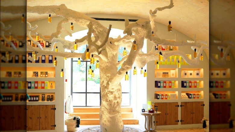 Inside the store at Château d'Estoublon