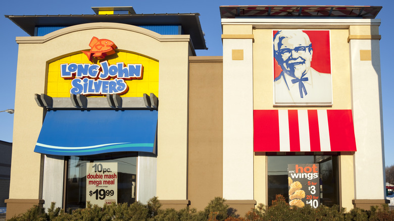 Combination Long John Silver's and KFC.