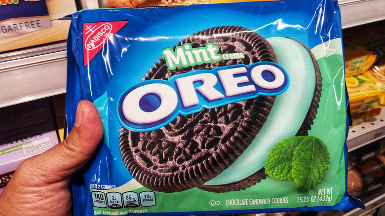 Package of Mint Oreos
