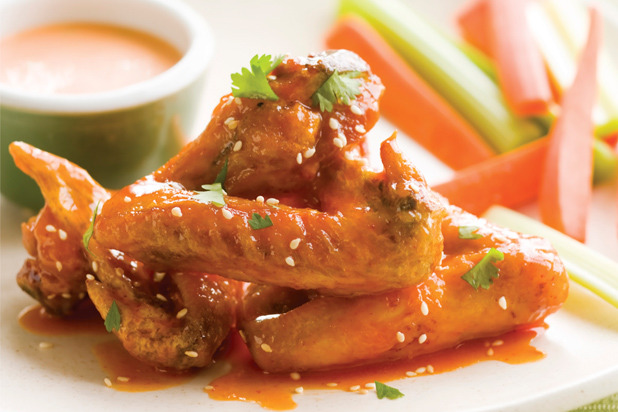 Honey-Sriracha Glazed Buffalo Wings