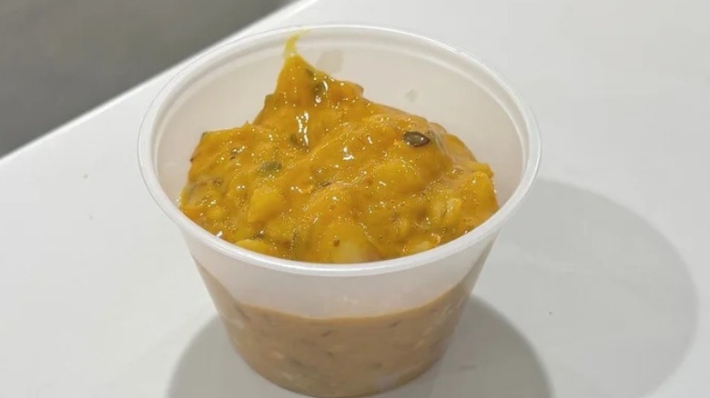 Tub of Costco kimchi