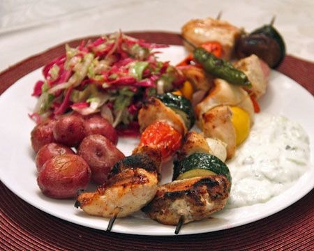 Grilled Chicken Kebabs