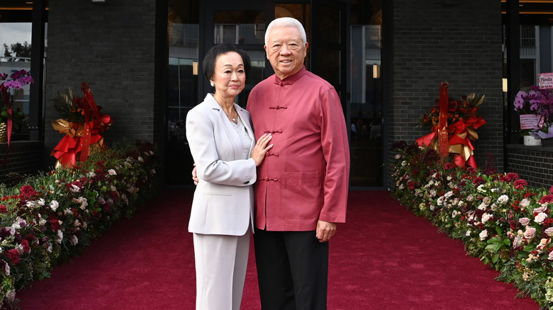 Andrew and Peggy Cherng at reopening of Panda Inn