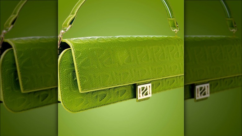 A green panera bag