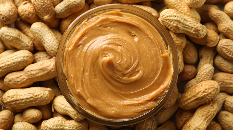peanut butter with whole peanuts