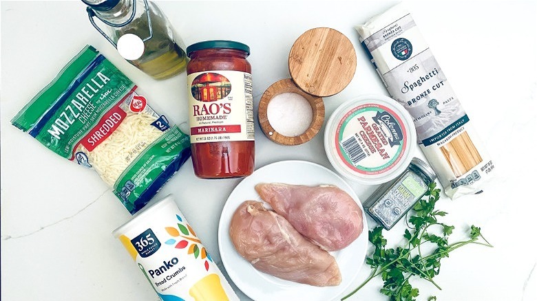 ingredients for spaghetti casserole