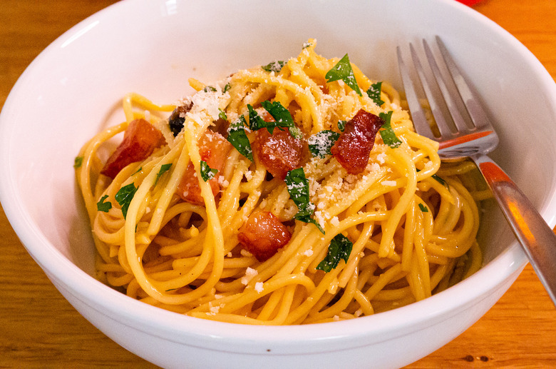 Simple Spaghetti Carbonara