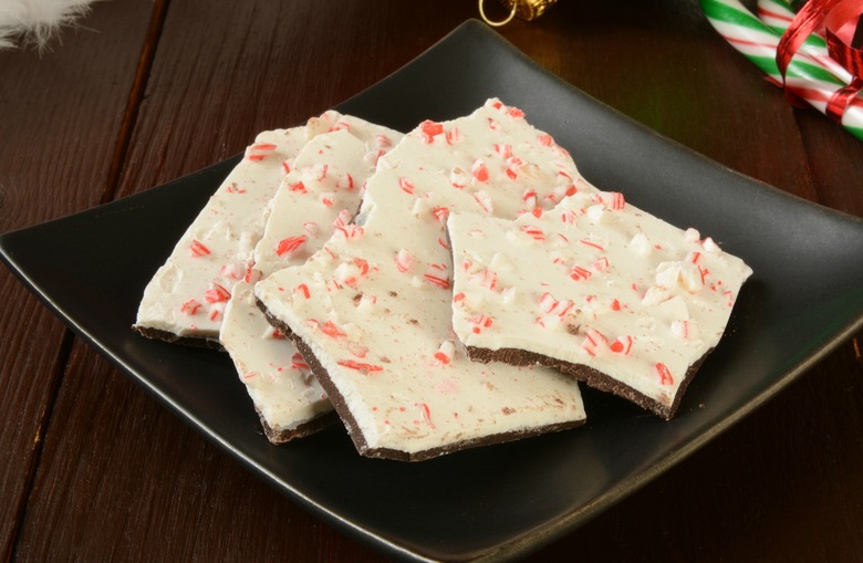 Peppermint bark