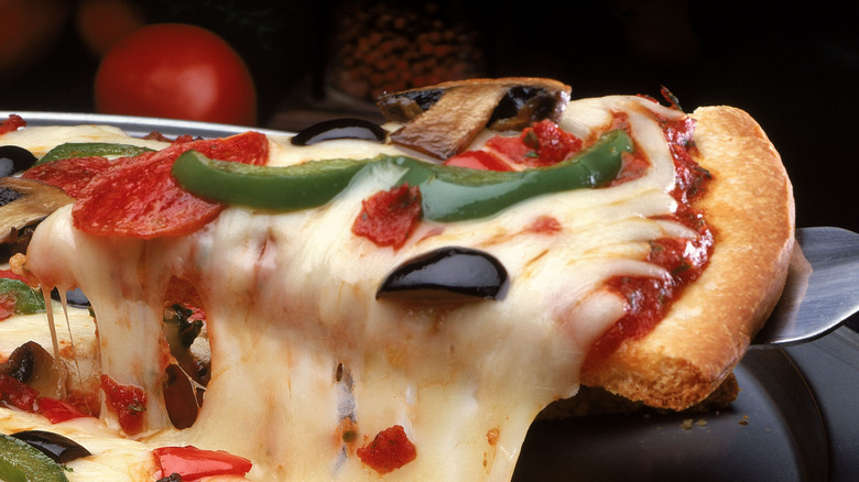 piazza with sliced peppers